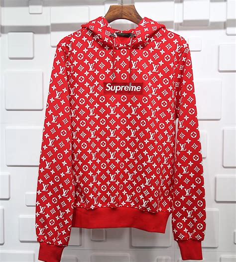 supreme x louis vuitton hoodie authentic|supreme louis vuitton pullover.